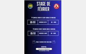 U9/U11 STAGE DE FÉVRIER